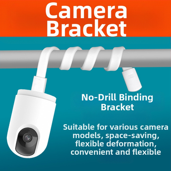 Βραχίονας στήριξης για κάμερα τύπου ντόμ, 360° περιστροφή, αλουμινένιο σώμα, βίδα τοποθέτησης 1/4``-20, εγκατάσταση χωρίς διάτρηση