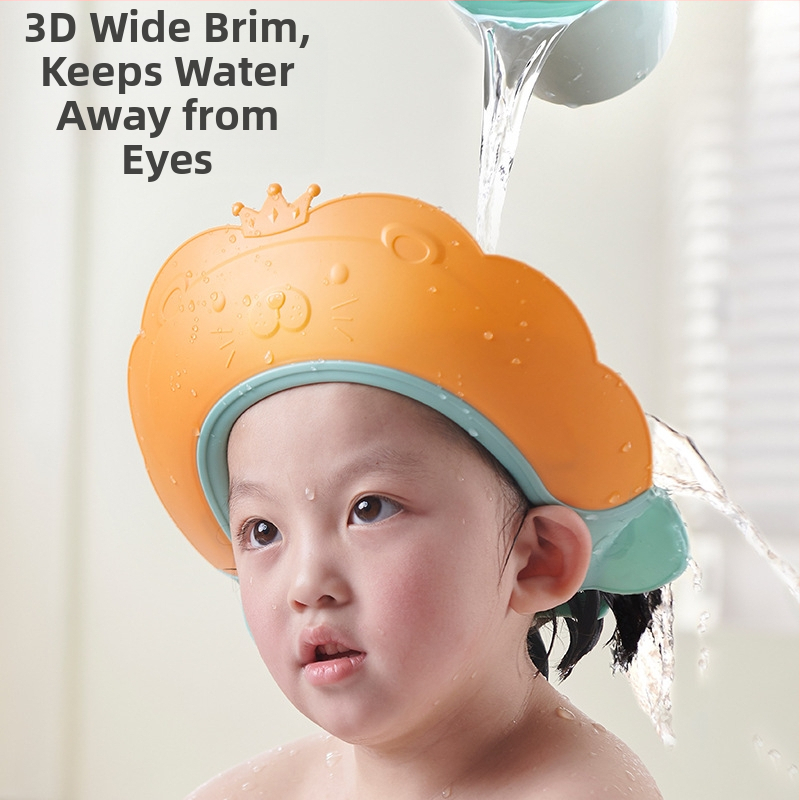 Detská šampónová čiapka na umývanie vlasov – Hukou Xiaole; materiál PP; nastaviteľná; pôvod Taizhou Huangyan