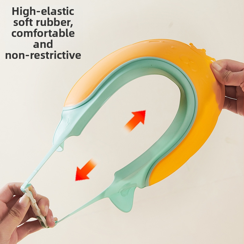 Detská šampónová čiapka na umývanie vlasov – Hukou Xiaole; materiál PP; nastaviteľná; pôvod Taizhou Huangyan