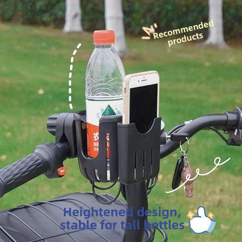 Държач за чаши и телефон – пластмасова скоба; чашен държач 10×10×110.5 мм; държач за телефон 9.5×2.2×9 мм; марка Gong Sheng