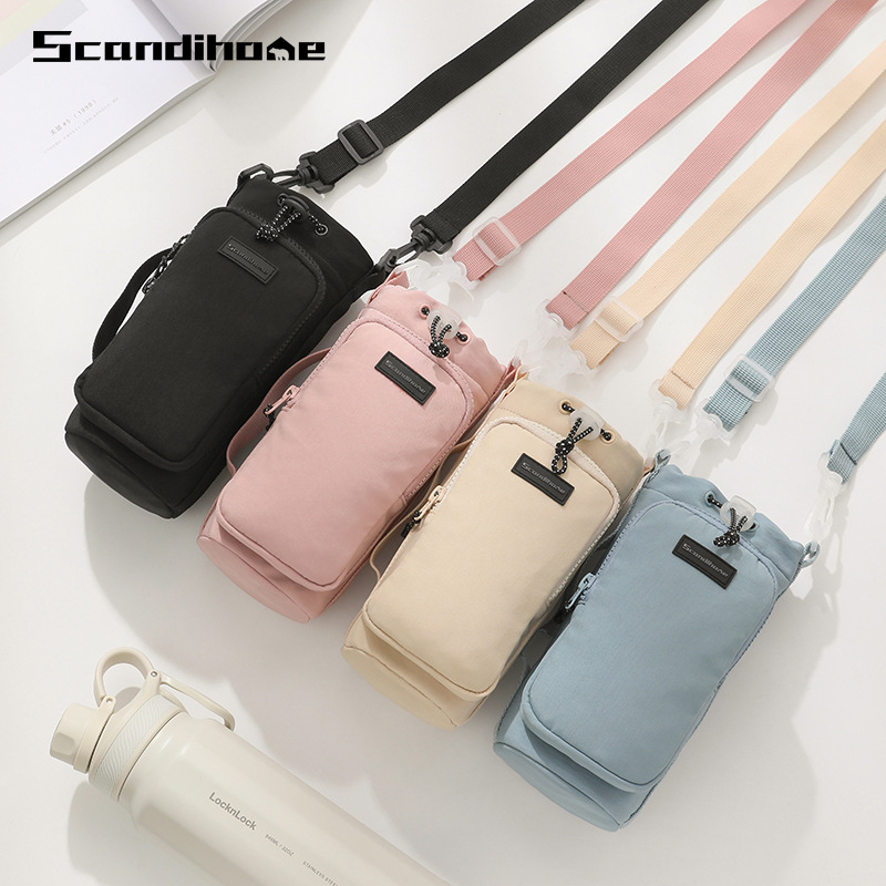 Scandihome vandens buteliuko maišelis — audinys, šiuolaikiškas minimalistinis stilius, pritaikomas, premium kokybė