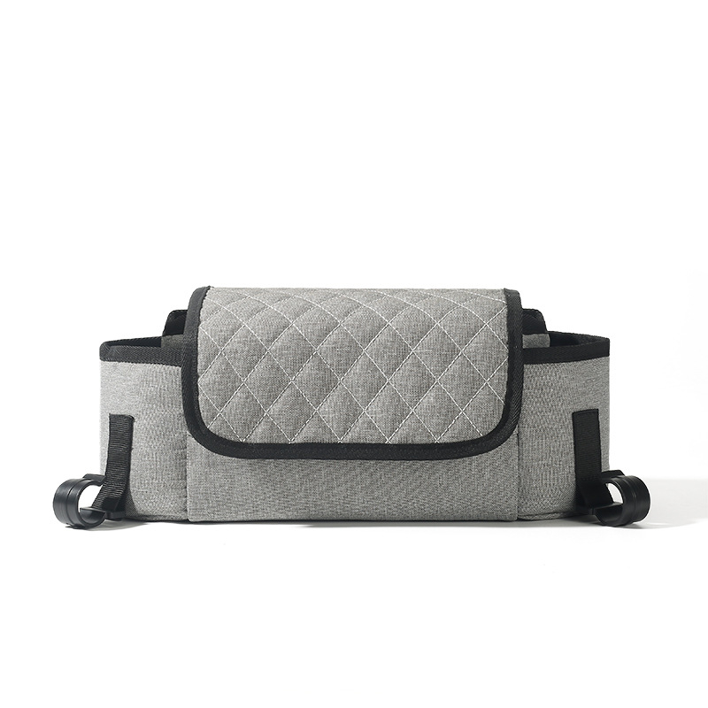 Babakocsi tároló táska szervező – Oxford anyag, poliészter bélés, lélegző és vízálló, ultrakönnyű, ívelt vállpánt