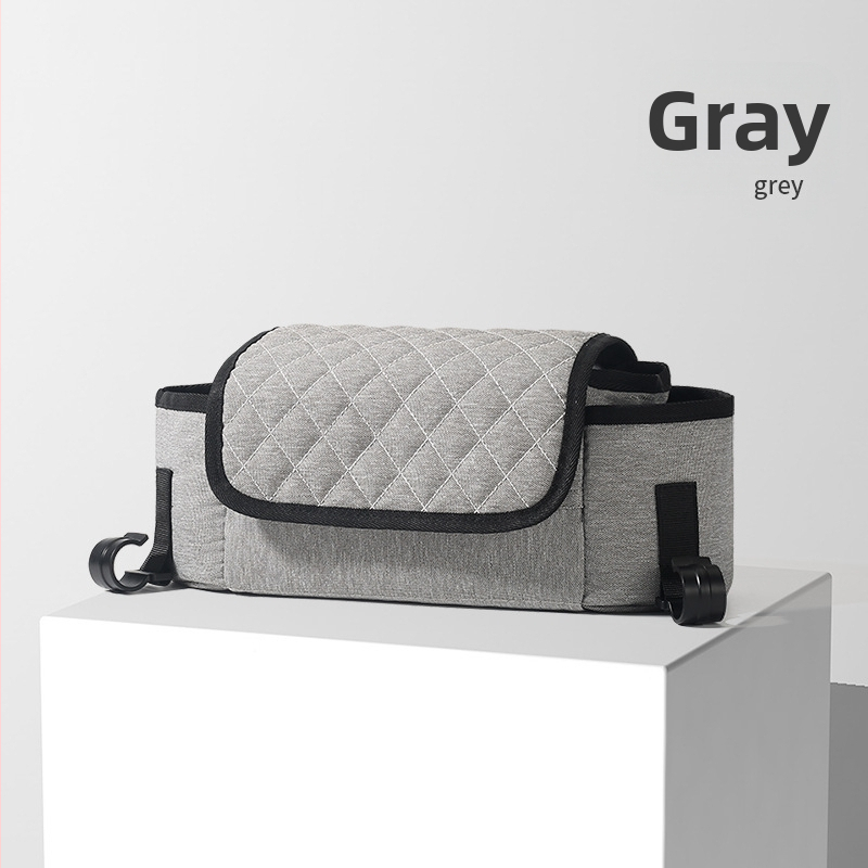 Babakocsi tároló táska szervező – Oxford anyag, poliészter bélés, lélegző és vízálló, ultrakönnyű, ívelt vállpánt