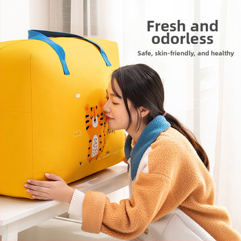 Τσάντα για κουβέρτες – μεγάλη χωρητικότητα, τσάντα χειρός από μη υφασμένο ύφασμα με κλείσιμο, κατάλληλη για αποθήκευση κουβερτών, ρούχων και ταξιδιών