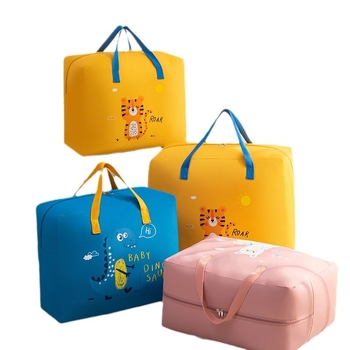 Τσάντα για κουβέρτες – μεγάλη χωρητικότητα, τσάντα χειρός από μη υφασμένο ύφασμα με κλείσιμο, κατάλληλη για αποθήκευση κουβερτών, ρούχων και ταξιδιών