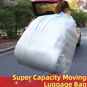 Τσάντα μετακόμισης για αποθήκευση ρούχων και εσωρούχων – ανθεκτική στην υγρασία, χοντρό πλαστικό, κατάλληλη για τοποθέτηση στο αυτοκίνητο