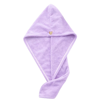 Moteriška plaukų džiovinimo skrybėlė iš koralo fliso, 25 g, logotipo spauda, pritaikomas apdorojimas, licencijuota privatų etiketė