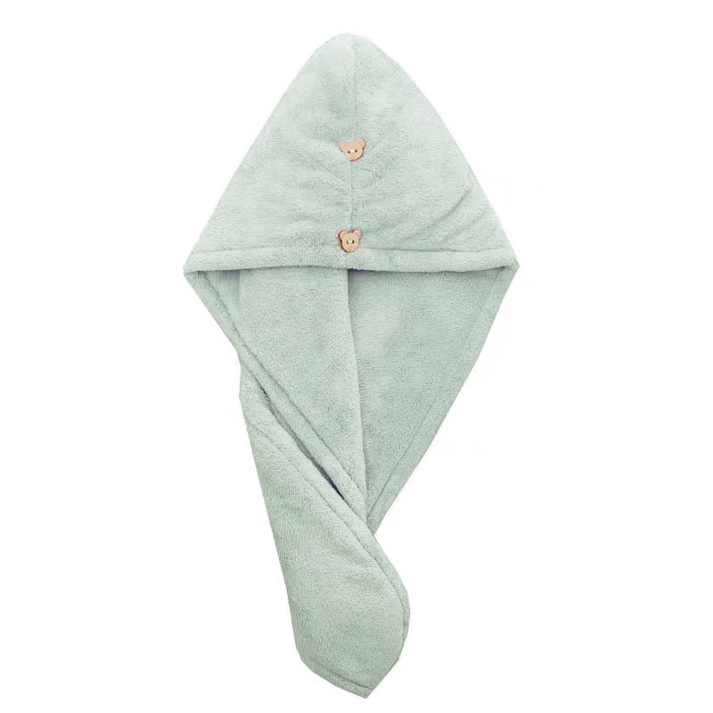 Moteriška plaukų džiovinimo skrybėlė iš koralo fliso, 25 g, logotipo spauda, pritaikomas apdorojimas, licencijuota privatų etiketė