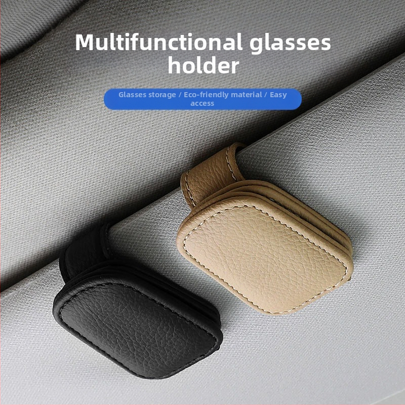 PVC клип за очила за кола с поставка в слънчевия визьор, възможност за персонализация