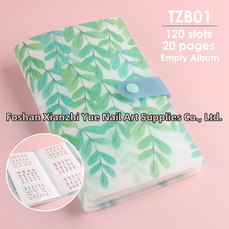 Βιβλίο αυτοκόλλητων νυχιών με μεγάλο χώρο αποθήκευσης και προβολής για νύχια, SWEET TREND OEM, πλαστικό, προέλευση Γκουανγκντόνγκ, 20 φύλλα
