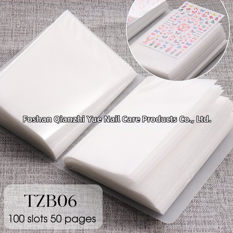 Βιβλίο αυτοκόλλητων νυχιών με μεγάλο χώρο αποθήκευσης και προβολής για νύχια, SWEET TREND OEM, πλαστικό, προέλευση Γκουανγκντόνγκ, 20 φύλλα