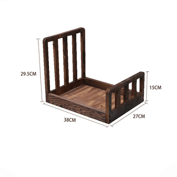 MIXIER Koka fona plāksne mazuļu fotografēšanai — studijas rekvizīts produktu fotografēšanai, svars 1.3 kg