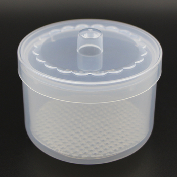 Κουτί απολύμανσης και αποθήκευσης εργαλείων νυχιών, πλαστικό, 1 τεμάχιο, για απολύμανση και καθαρισμό κεφαλών λείανσης