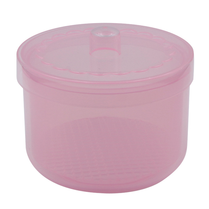 Кутия за дезинфекция и съхранение на маникюрни инструменти, пластмаса, 1 бр, за дезинфекция и почистване на глави за полиране