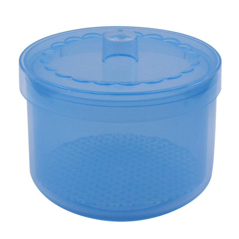 Кутия за дезинфекция и съхранение на маникюрни инструменти, пластмаса, 1 бр, за дезинфекция и почистване на глави за полиране