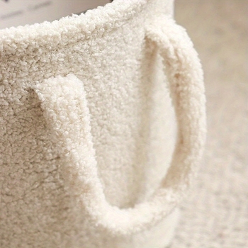 Drabužių laikymo krepšys, flanelės medžiaga, animacinio filmo stilius, svetainės laikymui (0.3 kg)