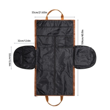 Τσάντα ταξιδιού με μετατρέψιμο σχεδιασμό, φορητή τσάντα ώμου, μοντέλο APJ973, PU δέρμα, αδιάβροχη, unisex