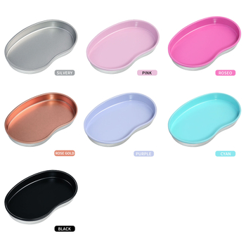 Δίσκος αποθήκευσης από ανοξείδωτο ατσάλι για κοσμήματα και εργαλεία νυχιών, 55 g καθαρό βάρος, 480 τεμάχια, συσκευασία 58.5×47×53 mm, Manzilin OEM