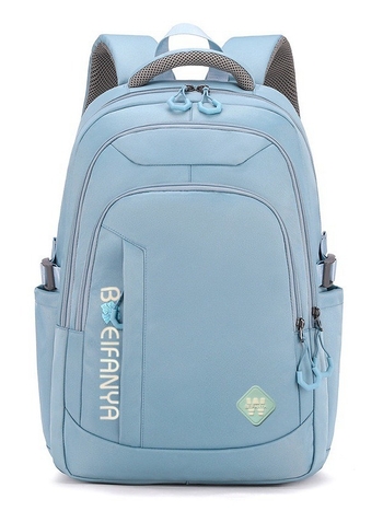 Unisex νάιλον σχολικό σακίδιο πλάτης, χωρητικότητας 20–35 L, κατάλληλο για φορητό 14 ιντσών, μοτίβο με γράμματα, ιμάντες αερόσφυξης