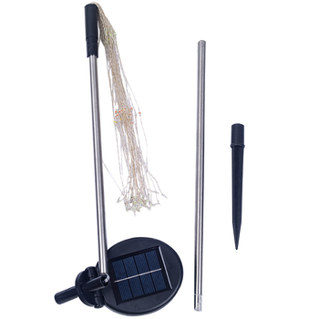 Соларна лампа с глухарчеобразна нишка за външен двор, модел BX007, IP65, светлинна мощност 5000, вход ≤36V