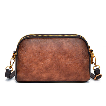 Női crossbody táska kagyló alakú, PU anyag, poliészter bélés, cipzár, egy vállpánt, mindennapi viselet