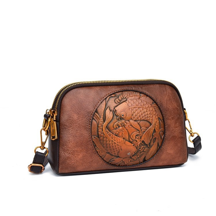 Női crossbody táska kagyló alakú, PU anyag, poliészter bélés, cipzár, egy vállpánt, mindennapi viselet