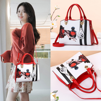 Γυναικεία τσάντα PU, στυλ commuter, οριζόντια τετράγωνο σχήμα, φερμουάρ, εσωτερικά διαμερίσματα: τσέπη με φερμουάρ, θήκη για κινητό, θήκη για ταυτότητα, επιπλέον τσέπη με φερμουάρ