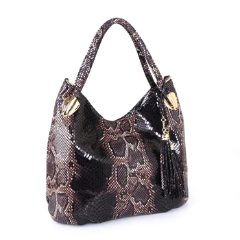 Γυναικεία τσάντα Tote, μοντέλο 2023, δέρμα από μικροϊνες, οριζόντια τετράγωνη μορφή, επένδυση από συνθετικό δέρμα, φερμουάρ