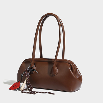 Τσάντα Tote από υπερλεπτό δέρμα, στυλ δρόμου, οριζόντιο τετράγωνο σχήμα, μαγνητικό κούμπωμα, εσωτερική θήκη ID