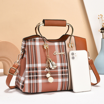 Geantă de umăr din PU, curea de umăr simplă, închidere cu fermoar, formă orizontală dreptunghiulară, căptușeală poliester