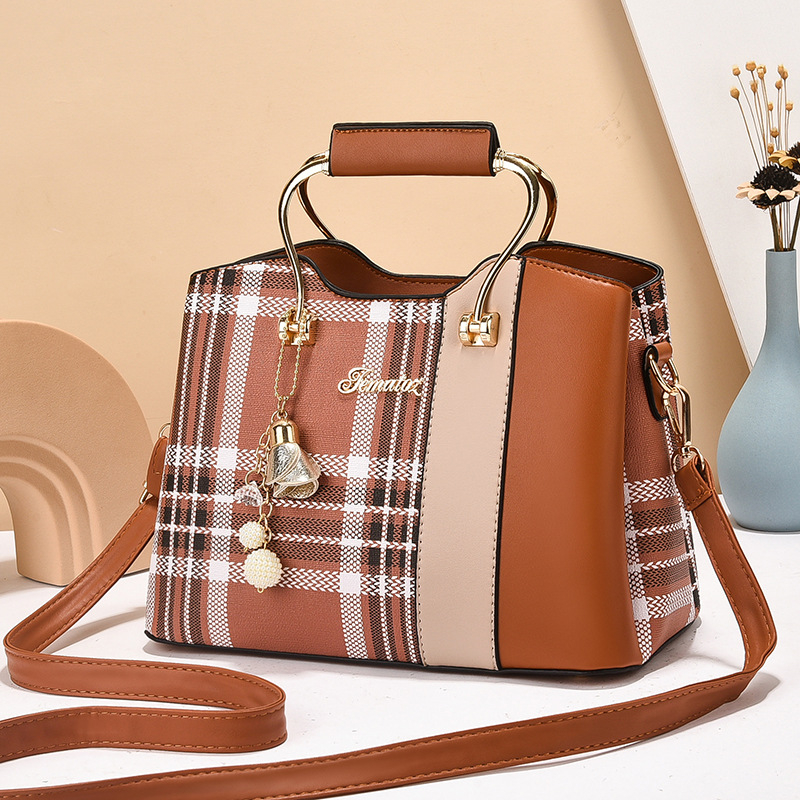 Geantă de umăr din PU, curea de umăr simplă, închidere cu fermoar, formă orizontală dreptunghiulară, căptușeală poliester