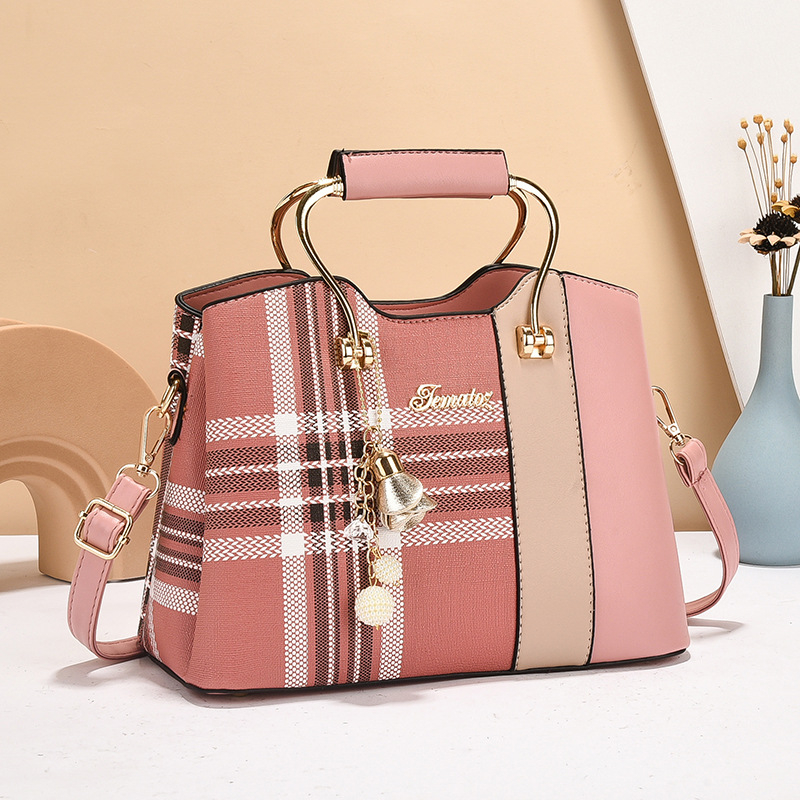 Geantă de umăr din PU, curea de umăr simplă, închidere cu fermoar, formă orizontală dreptunghiulară, căptușeală poliester