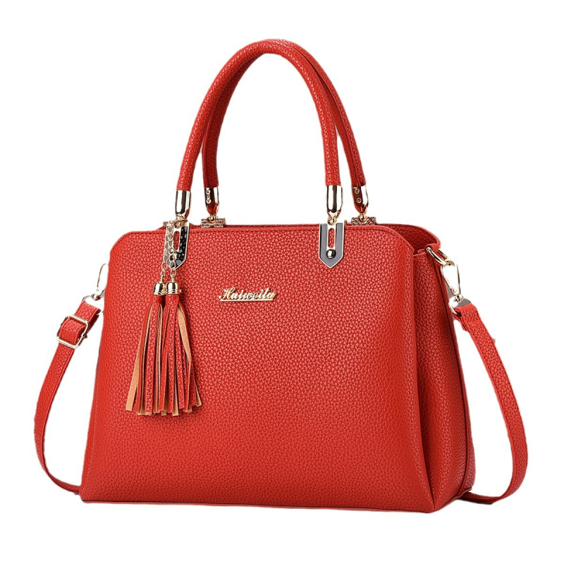 Női váll- és kézitáska PU bőrből, üzleti mindennapokra, Killer bag stílus, vízszintes négyszög alakú forma, zipzáras nyitás, belső rekeszek: zipzáras rekesz, mobiltartó zseb, sandwich zseb