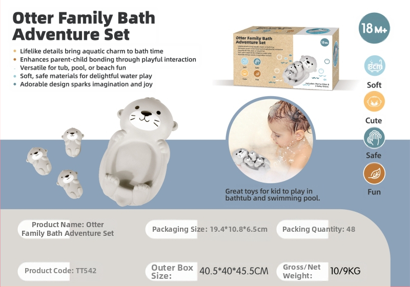 Vinila bērnu vannas rotaļa – plūstoša kognitīvā rotaļlieta zīdaiņiem no 0 līdz 3 gadiem, 3C sertifikāts, kods 2024152202053773