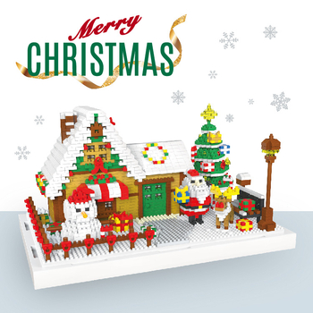 24 napos Advent karácsonyfát építő blokk játék – Mikulás téma, ABS, DIY, 0,8 kg, 7–14 éveseknek, nem elektromos