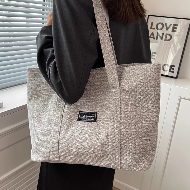 Vászon tote táska, Ciran márka, Mix and match stílus, cipzár, mindennapi használatra