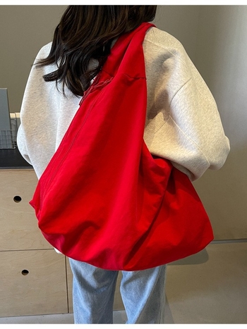 Платнена дамска tote чанта, градски стил, със цип, хоризонтална квадратна форма, подплата полиестер-памук