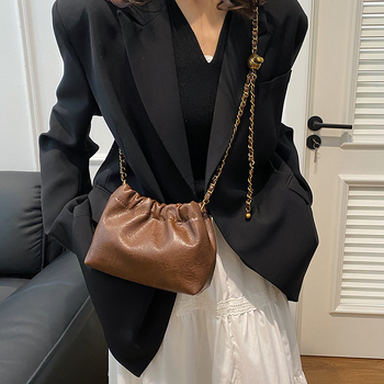 PU кожа дамска кръстосана чанта, подплата полиестер, функция намаляване на натоварването, модерен стил, подходяща за ежедневни носения