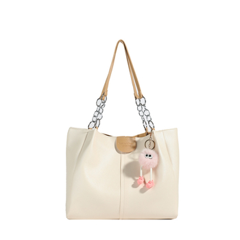 Чанта за рамо в стил уличен тренд, PU материя, вертикална квадратна форма, магнитно закопчаване, вътрешен джоб с цип