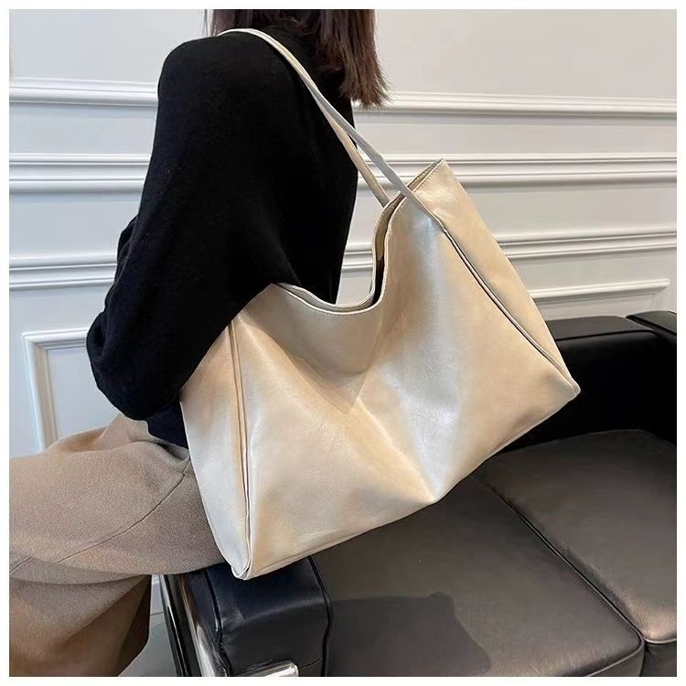 Geantă Tote PU pentru unisex, formă de cutie, închidere magnetică, căptușală PU, Primăvara 2024