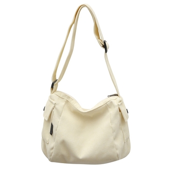 Мъжка чанта през рамо, Corduroy материал, Урбан стил, Полиестер подплата, Ежедневна употреба