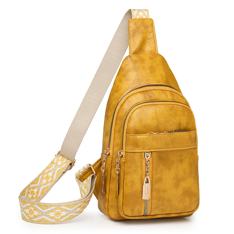 Kuansen PU кроссбоди чанта за ежедневие, градски минимализъм, цип, полиестерна подплата, джоб за телефон и джоб за лична карта, зимна колекция 2024