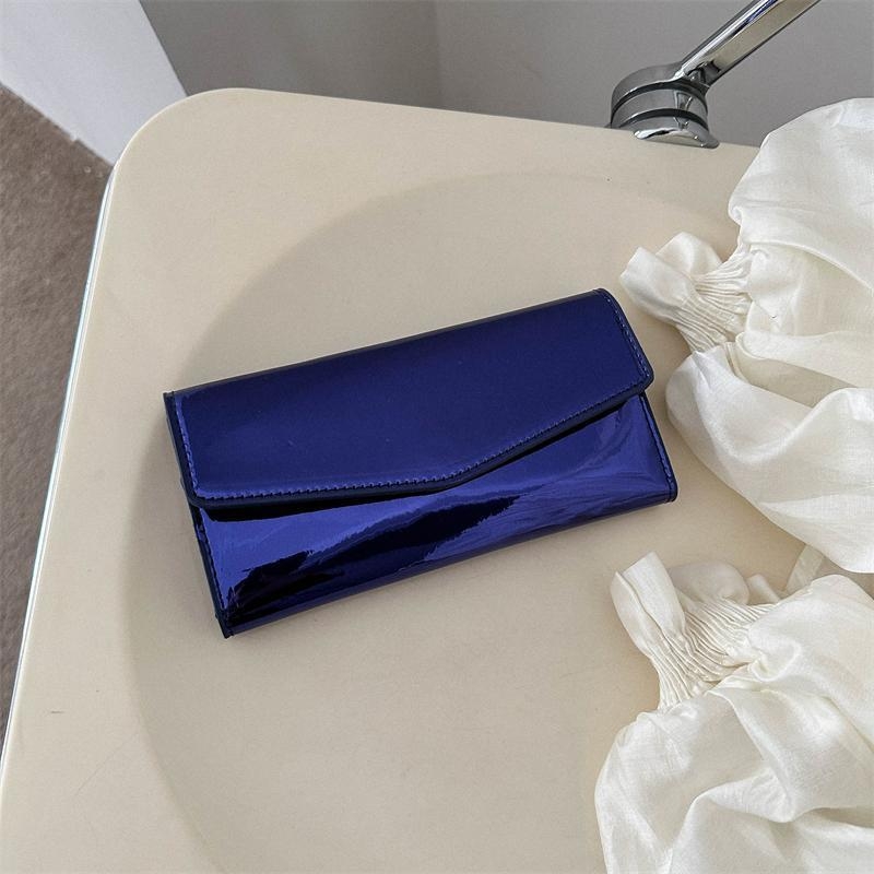 Hosszú női pénztárca és kártyatartó, koreai stílusban, corduroy külső, PU bélés, fedéllel záródó, szabadidős utazásokhoz