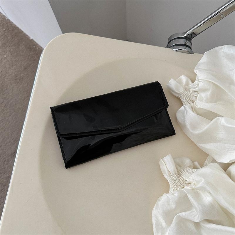 Hosszú női pénztárca és kártyatartó, koreai stílusban, corduroy külső, PU bélés, fedéllel záródó, szabadidős utazásokhoz