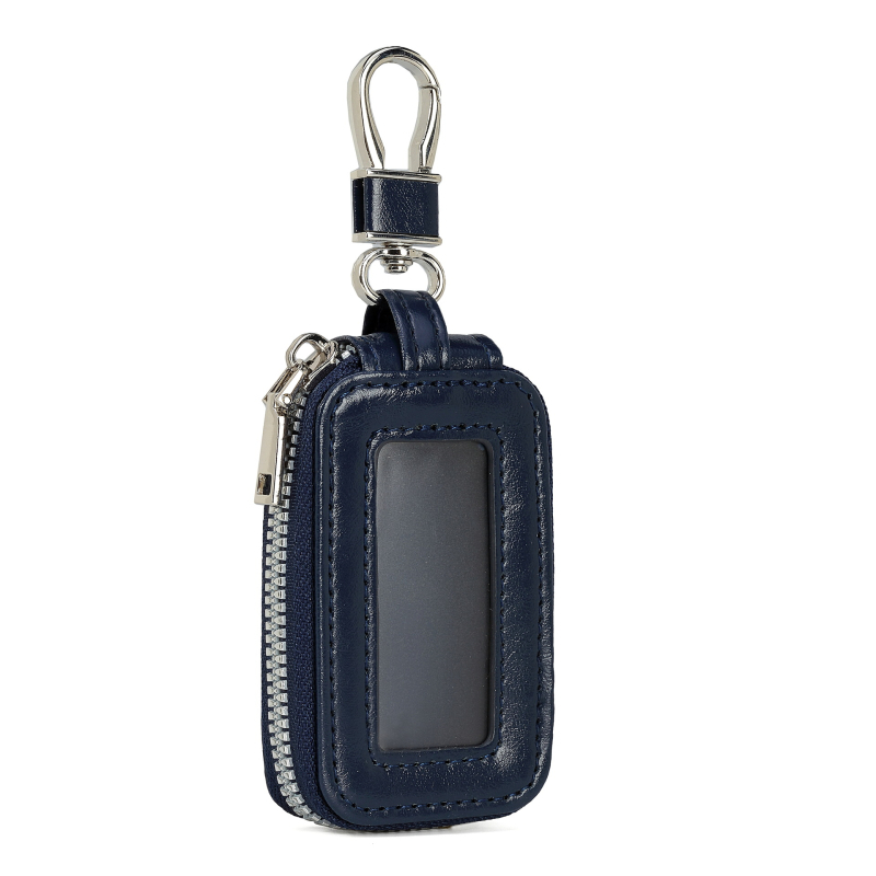 Калъф за автомобилни ключове с цип — PU материал, бизнес стил, персонализиране