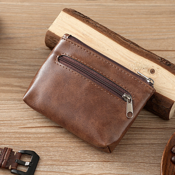 Monetų piniginė, PU medžiaga, paprastas modelis, unisex stilius, vyrams