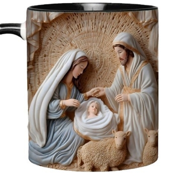 Holy Family Κεραμική Κούπα, Δημιουργικό Στυλ, Εξατομικευμένος Σχεδιασμός, Παγκόσμια Χρήση