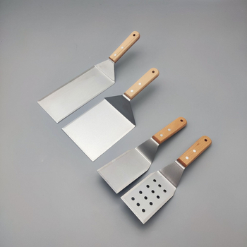 Barbekiu mentele iš nerūdijančio plieno (Medžiaga: nerūdijantis plienas; Komponentas: mentele; Stilius: modernus ir minimalistinis)