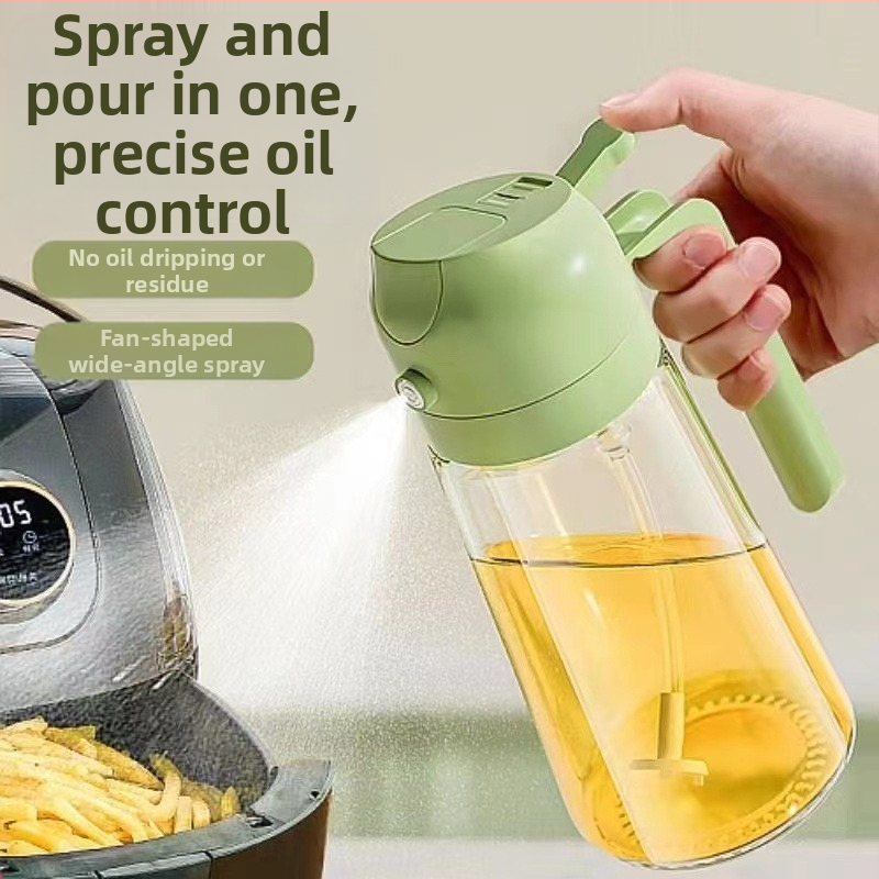 Стъклена пръскачка за масло, двупосочна употреба, автоматично отваряне/затваряне и помпено дозиране