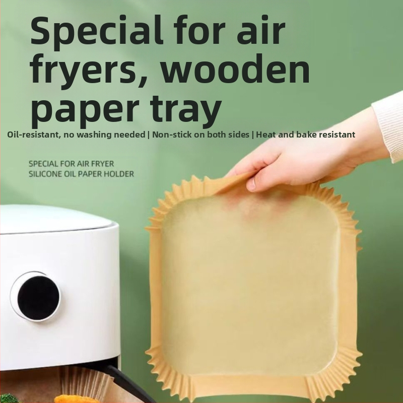 Хартия за тава за фритюрник – кръгла форма, висока температурна устойчивост, попиване на мазнини, хранително качество